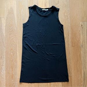 Elegant Black Mini Dress beach over up used
